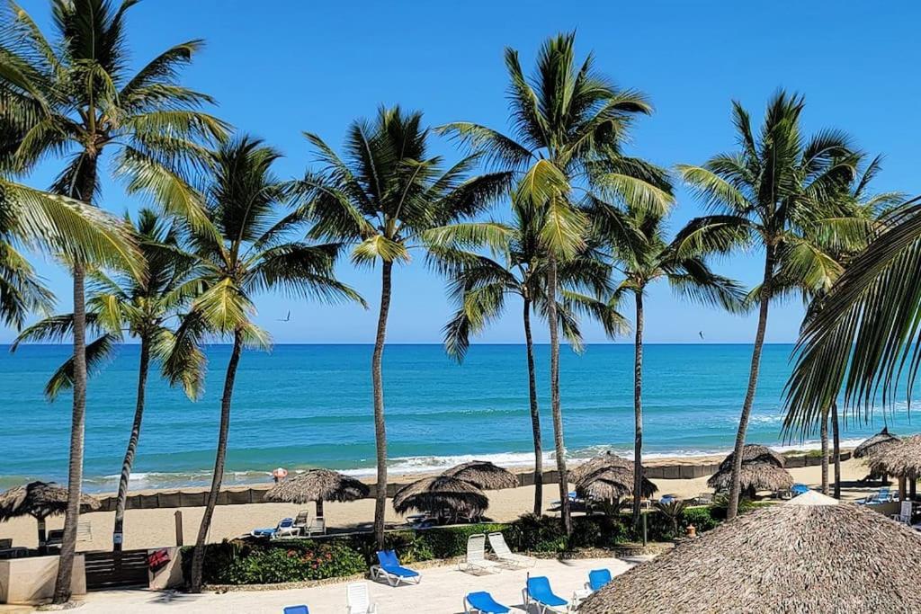 Appartamento Oceanview Penthouse On The Beach Cabarete Esterno foto